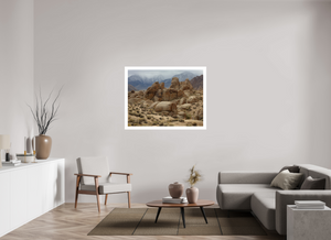 Desert Rocks and Mountain Range – Alabama Hills